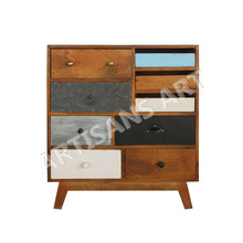 Coloured Drawer Chest Of Drawer, Feature : Durable, Strong, Uniquely Finished, Storage, Vintage