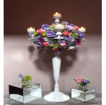 Candelabra White Wedding Center