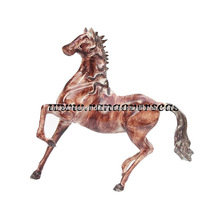 Aluminium Metal Running Horse for Home and Table Top Decor.