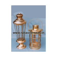 Antique Color Table Top brass Metal lanterns