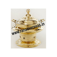 Brass Metal Round Chafing Dish