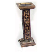 Event Decorative Well-looking Wooden Candle Stand