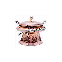 Indian Copper Chafing Serving Dish, Feature : Luxury