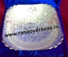 Silver Plated Rectangle Shape Bowl
