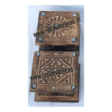 Wooden Decorative Carving Boxes Set