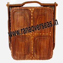 Wooden Spring Brass Inlay Tray, Feature : Eco-Freindly