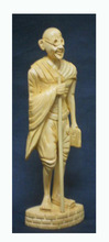 M K Ghandhi Handmade Handicraft Statue, Style : Folk Art