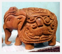 Rajasthan Animal Figure wooden Elephant, Model Number : WEM 01
