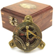sundial compass with box