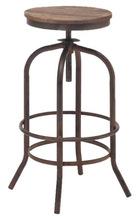 Wood industrial bar stool, Size : 40x 40x 65Cm or 75