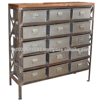 vintage industrial cabinet , Black Iron Metal Cabinet Furniture