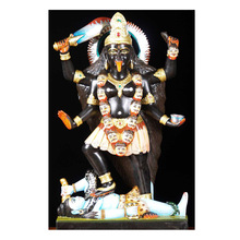 Black Marble Kali Maa Statue, Style : Religious