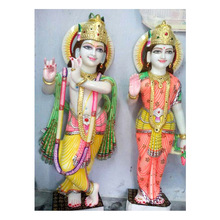 Marble God Radha Krishna Statue
