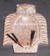Owl Design Stone Incense Burner