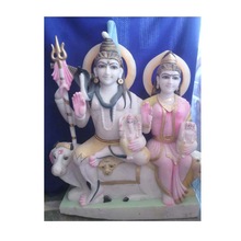 PK Stone Shiv and Parvati Statue