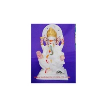 Pk Marble Unique Ganesha Idol