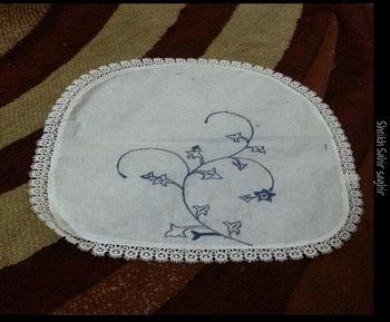 100% Cotton Embroidered tray mat, for Bar, Tablemat, Technics : Handmade