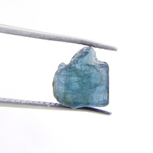 Blue Tourmaline Rough, Gemstone Size : 18x7mm