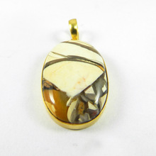 Brecciated Mookaite Pendant