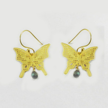 Ishu Gems Butterfly Filigree earring
