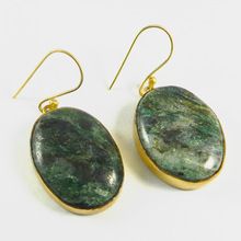 Green Mike Aventurine Earring