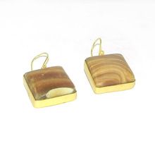 Honey Aragonite Earring