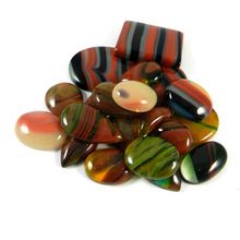 Multicolor Glass Cabochon