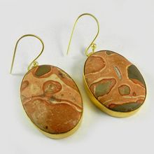 Porcelain Jasper Earring