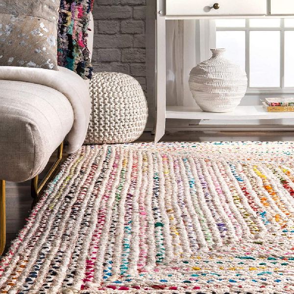 cotton dhurrie carpet