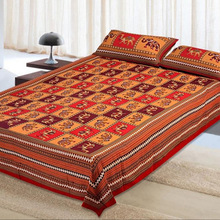 JaipurTextileHub cotton guesthouse bedding set, for Home, Size : Queen
