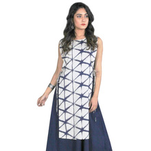 JaipurTextileHub Printed Long Dress, Size : Customized Size
