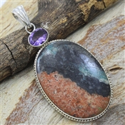 Asper, Amethyst Gemstone Pendant