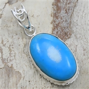 Turquoise Gemstone 925 Sterling Silver Pendant