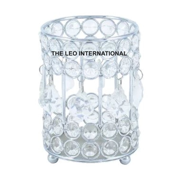  METAL crystal votive candle holder, Style : Wedding