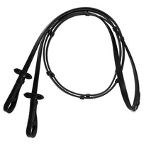 Horse leather bridle reins