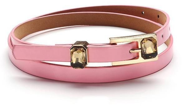 Plain Ladies Pink Leather Belt, Feature : Easy To Tie, Fine Finishing, Nice Designs