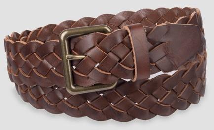 Brown Men Braided Leather Belt - SS International, Kanpur, Uttar Pradesh