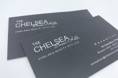 Silver Foil Visiting Card Printing Services