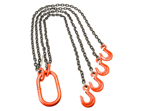 Metal Four Leg Sling Chain, for Lifting Pulling, Length : 1-5mtr