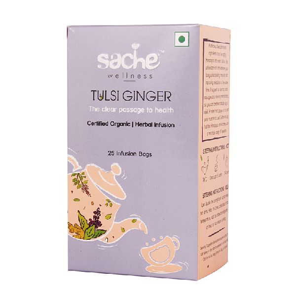Organic Tulsi Ginger Tea Bags