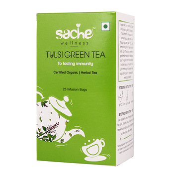 Organic Tulsi Green Tea, Packaging Type : Bag, Box, Sachet
