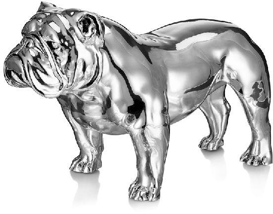 Silver Colored Angus Bulldog, Color : Silver.