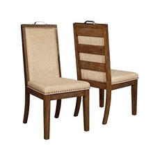 Modern Solid Wood Base Cushion Seat And Back Chair