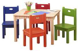 Polished Wooden Table Chair Set, Feature : Attractive Designs, Easy To Place