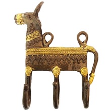 Brass Cow Shaped wall Key Hook, for Office