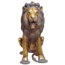 Brass Lion Statue