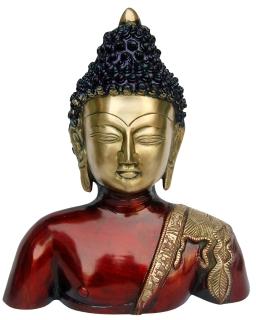 Antique Finish Buddha Bust Gift statue