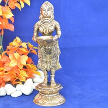 Elegant Statue of Deep Lakshmi, Color : YELLOW