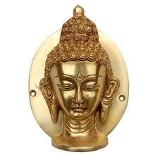 Metal Door Knocker Buddha Face Door