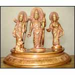 Aakrati brassware Ram darbar God Statue